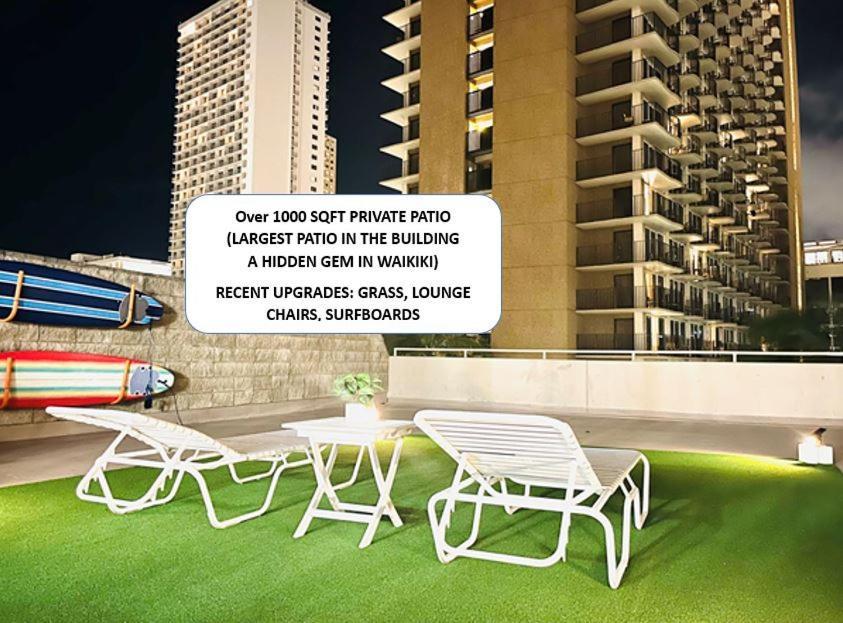 Huge Patio Washerdryer 1 Bedroom Banyan Free Parking 5 Min To Beach ホノルル エクステリア 写真